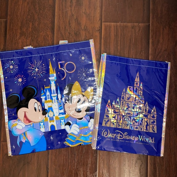 Disneyworld 50th Anniversary Reusable Totes - Picture 1 of 2